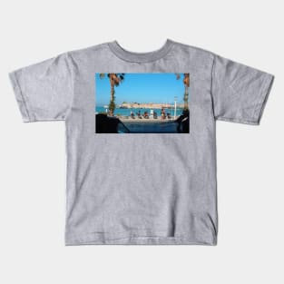 Kos Town Harbour Kids T-Shirt